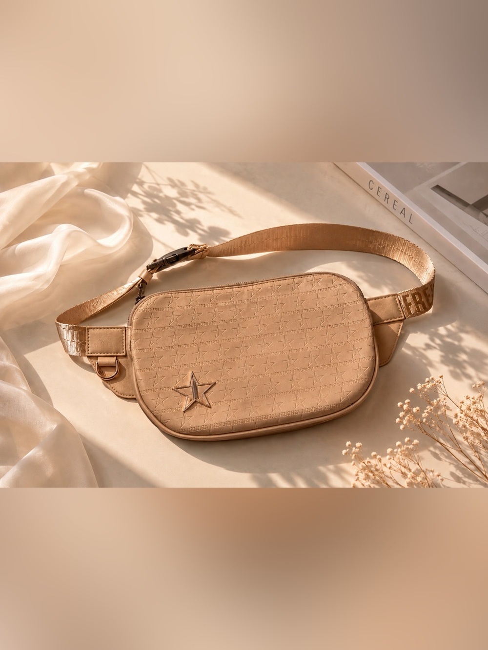 Jeffree Star Cosmetics Nude Star Belt Bag Fanny Pack Crossbody